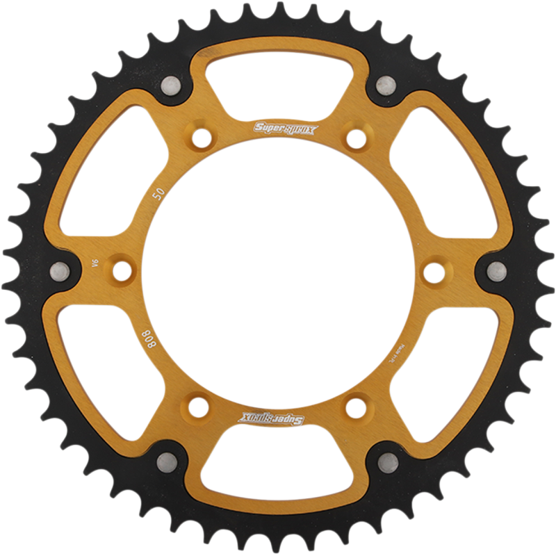 Supersprox Stealth Rear Sprocket, Gold - 50T