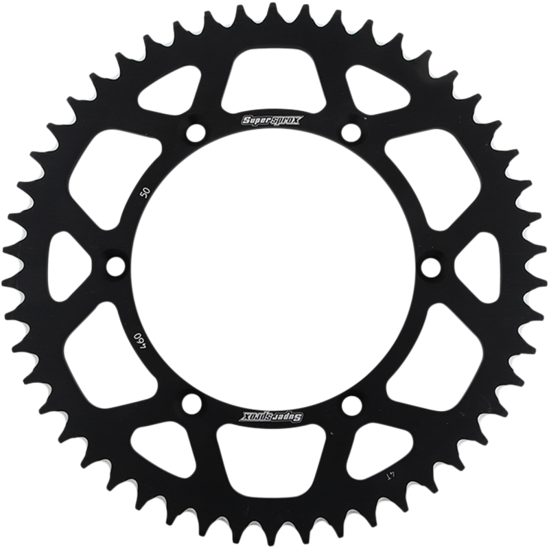 Supersprox Aluminum Rear Sprocket, Black - 50T