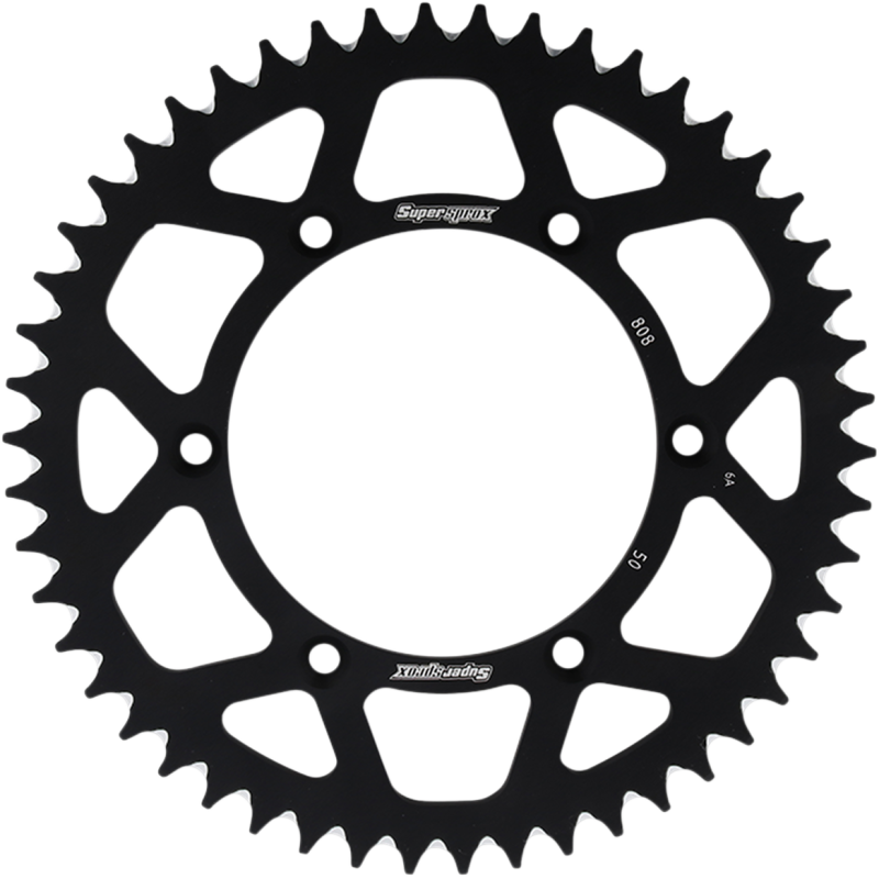 Supersprox Aluminum Rear Sprocket, Black - 50T