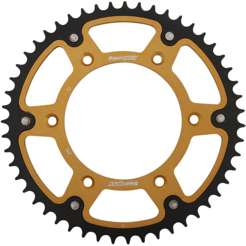 Supersprox Rear Sprocket - 51T (Stealth/gold)