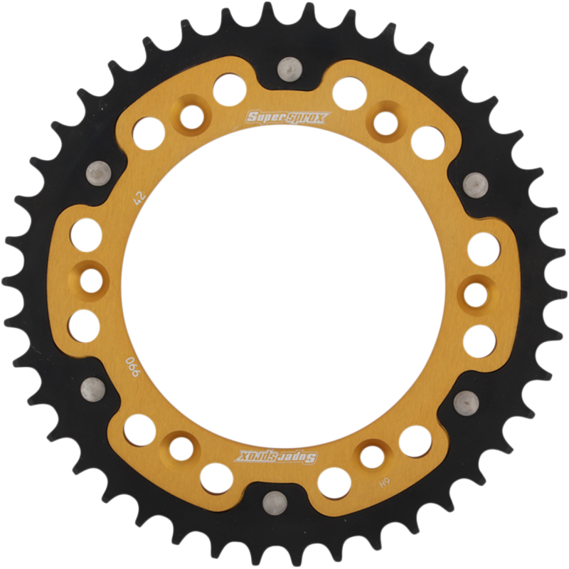 Supersprox Stealth Rear Sprocket - 42T Gold