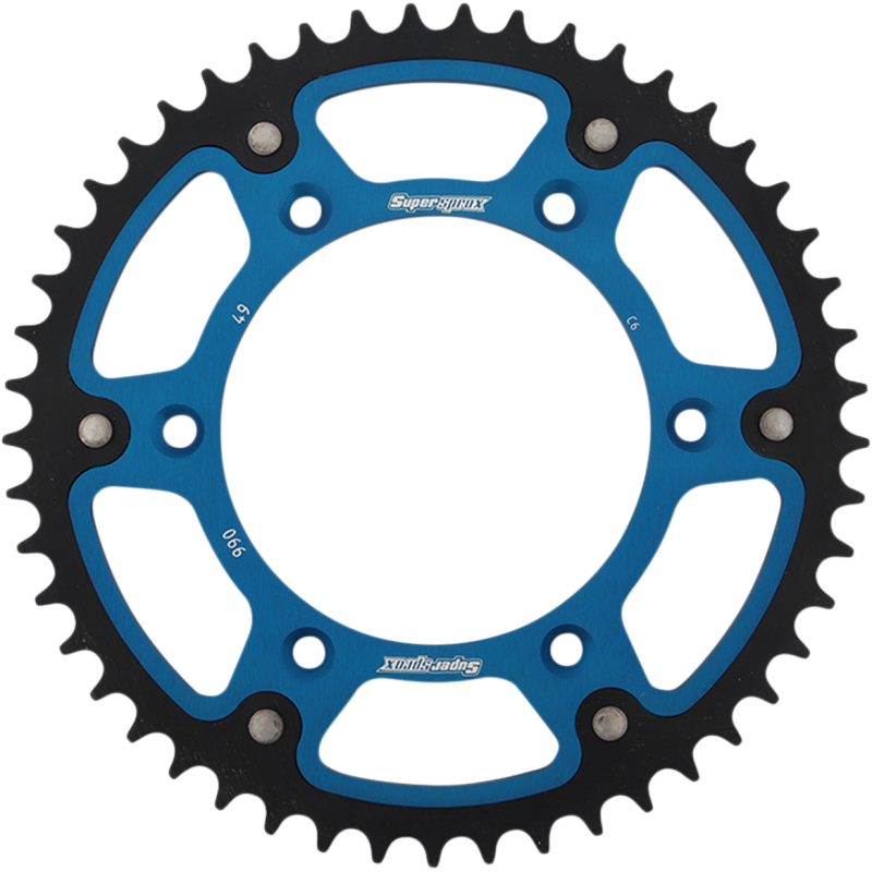 Supersprox Stealth Rear Sprocket - 49T Blue
