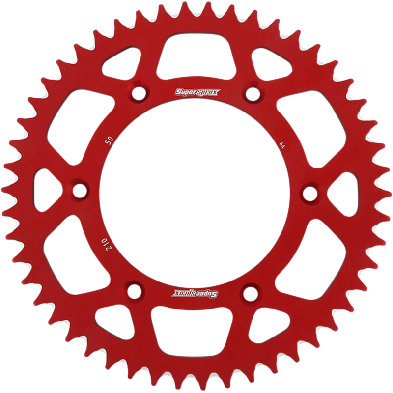 Supersprox Rear Sprocket - 50T (Aluminum/red)