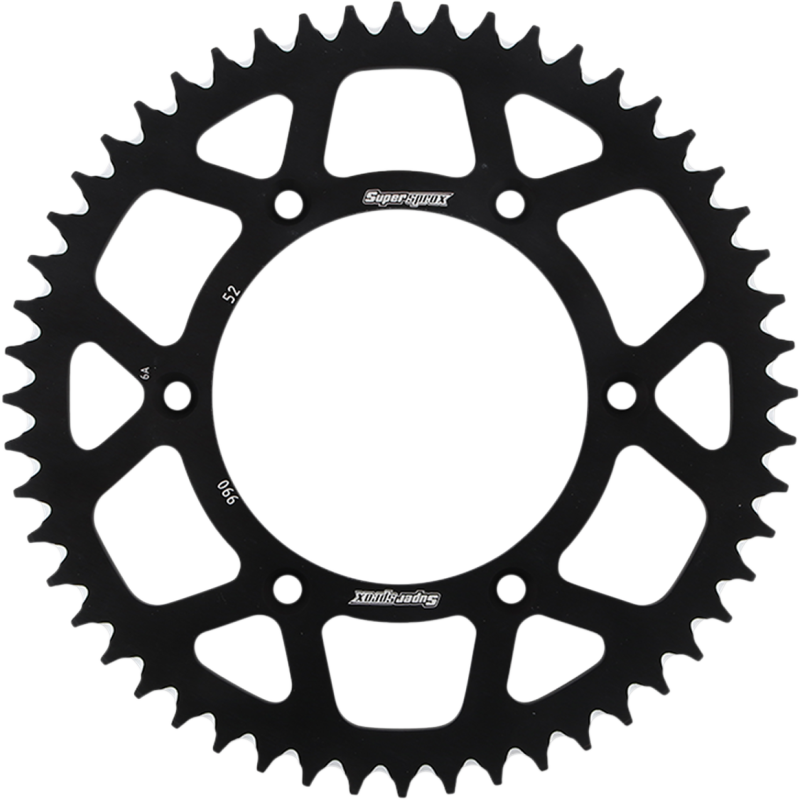 Supersprox Aluminum Rear Sprocket - 52T Black