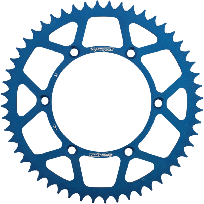 Rear Sprocket - 52T (Aluminum/Blue)
