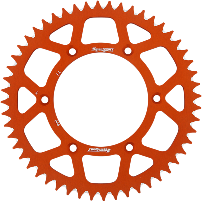 Supersprox 52T Aluminum Rear Sprocket - Orange