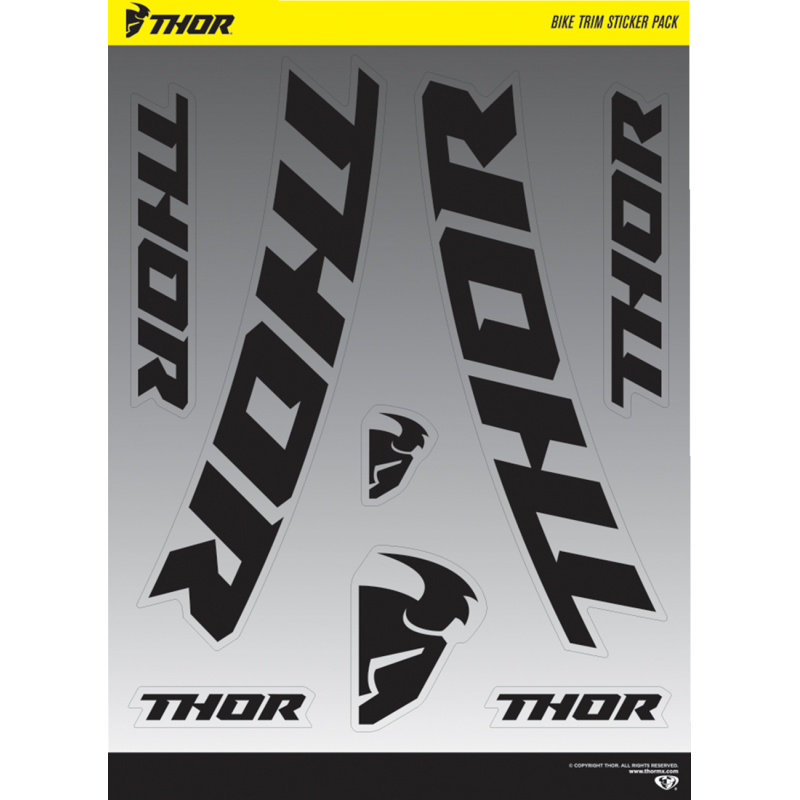 Thor Bike Trim Decal Sheet