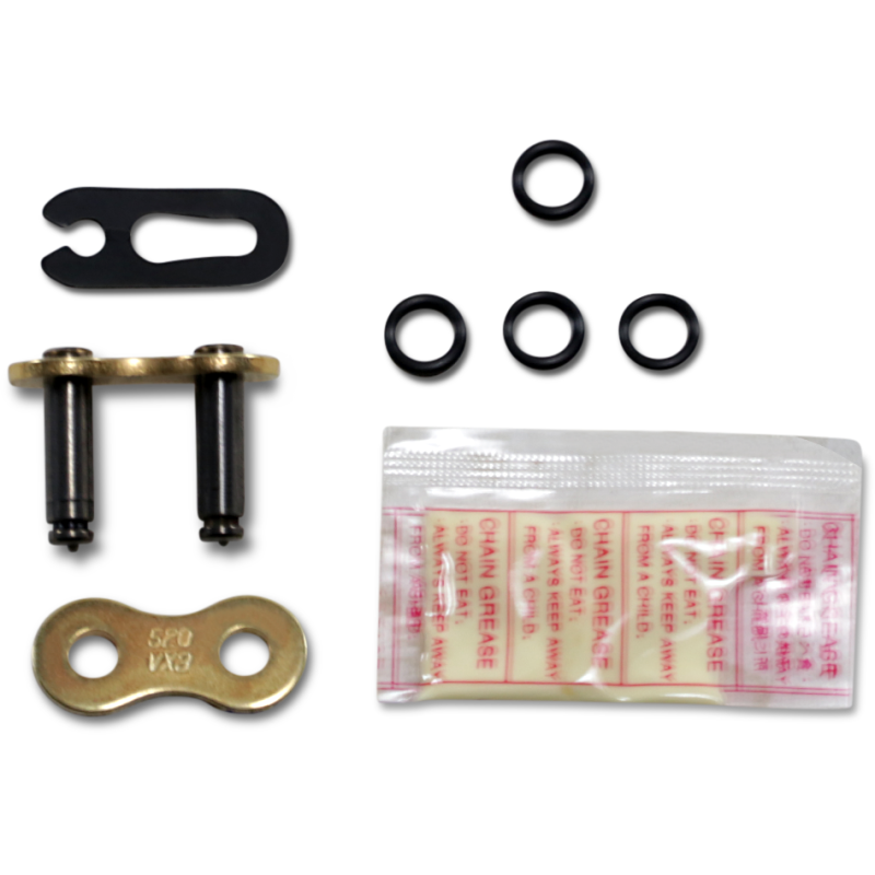 Professional VX3 Series X-Ring Chain 520VX3 - Clip Connecting Link, Gold