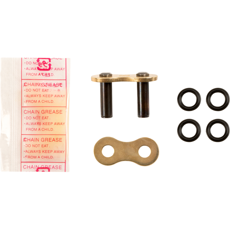 Professional VX3 Series X-Ring Chain 520VX3 - Rivet Connecting Link, Gold