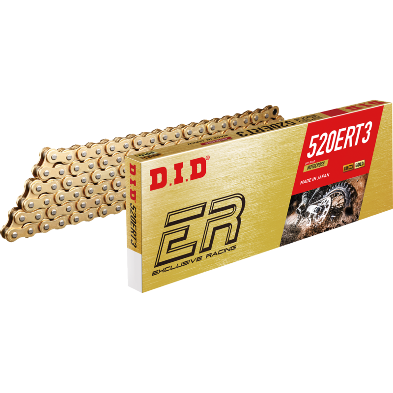 520ERT3 Road Racing Chain - 120 Links, Gold