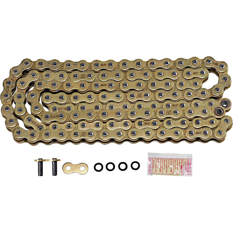 520ERV7 Road Racing Chain - 120 Links, Gold