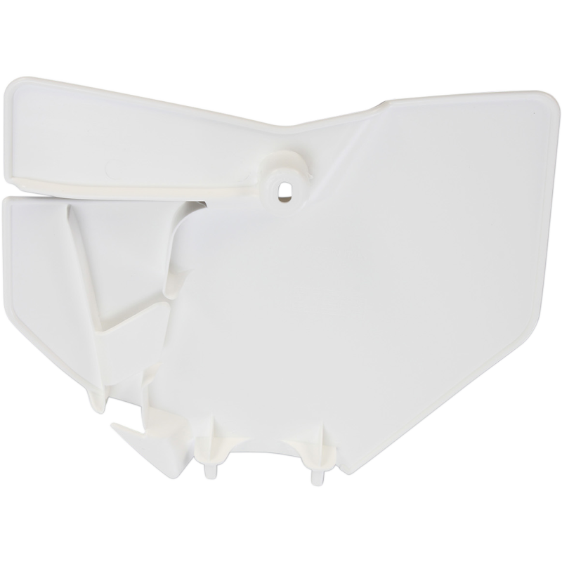 Front Number Plate - White