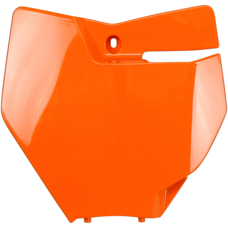 Front Number Plate - KTM orange