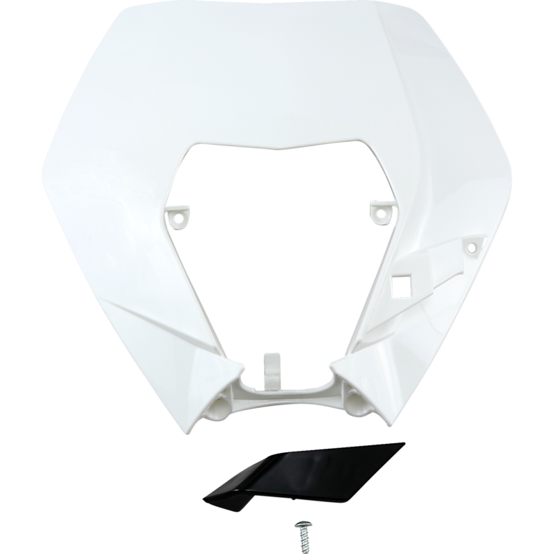 Headlight Plastic - White