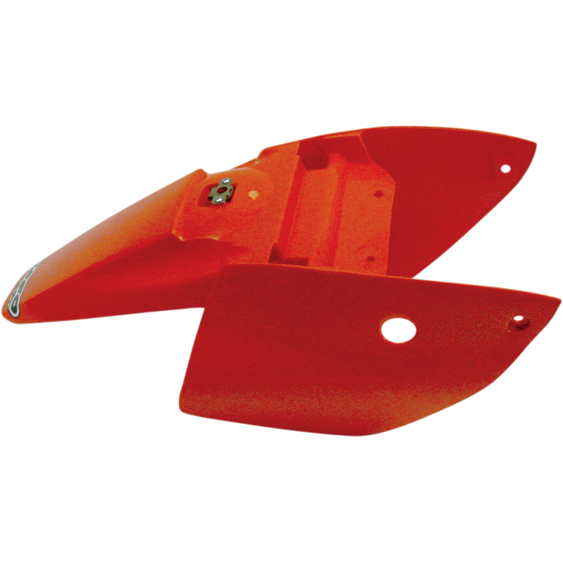 Rear Fender with Side Panels - 98-22 KTM orange