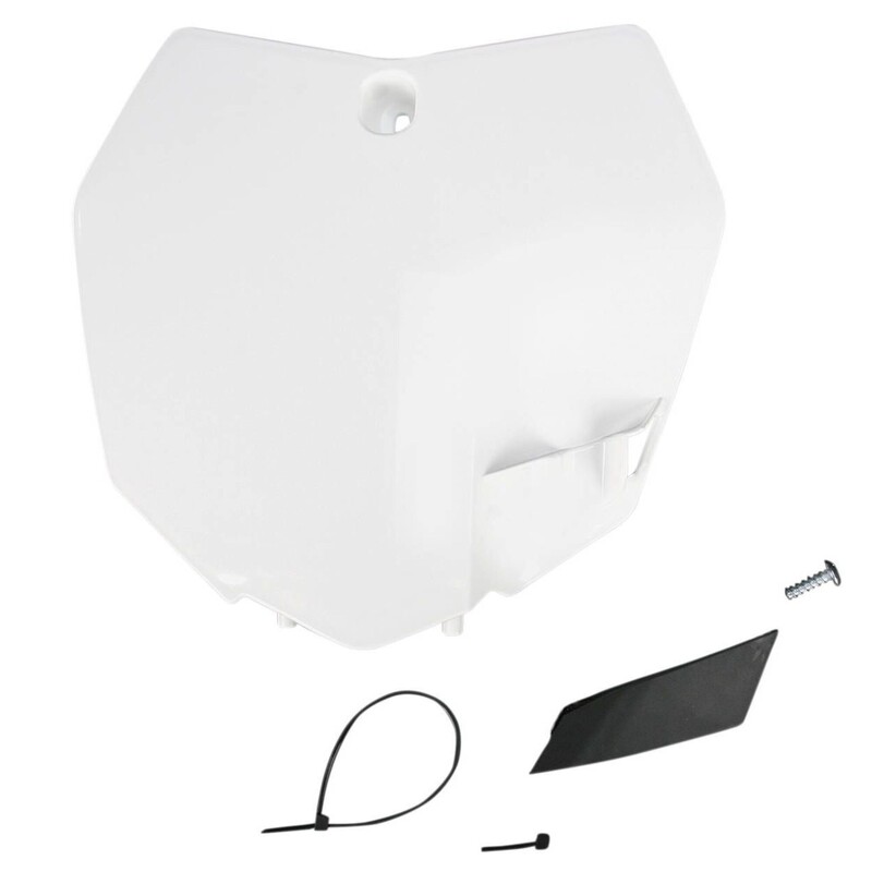 Front Number Plate - White