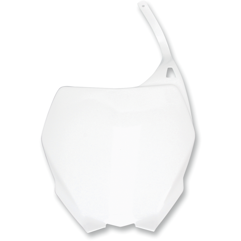 Front Number Plate - White