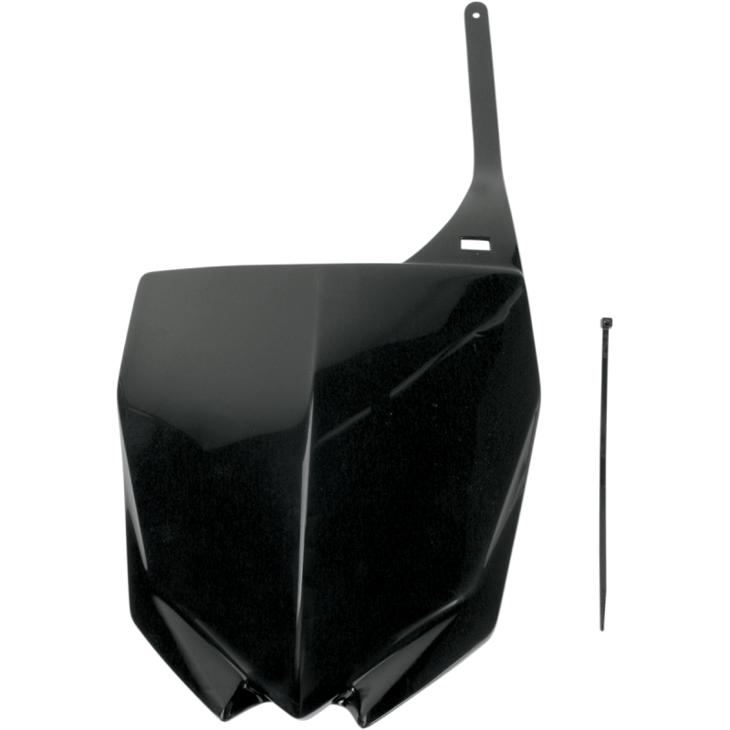 Front Number Plate - Black