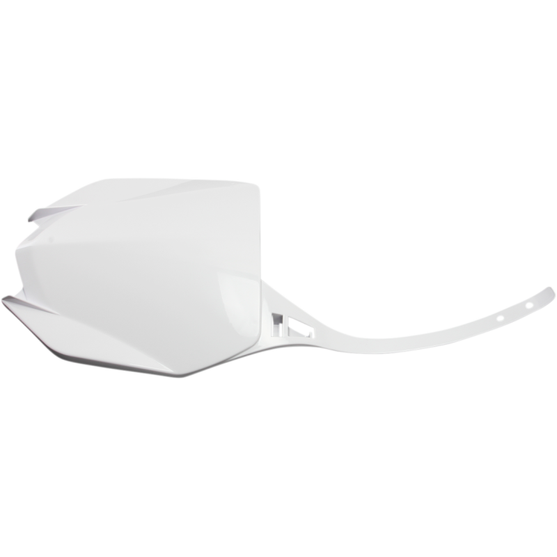 Front Number Plate - White