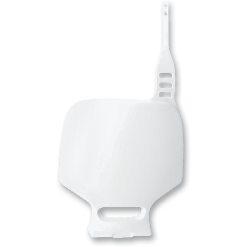 Front Number Plate - White