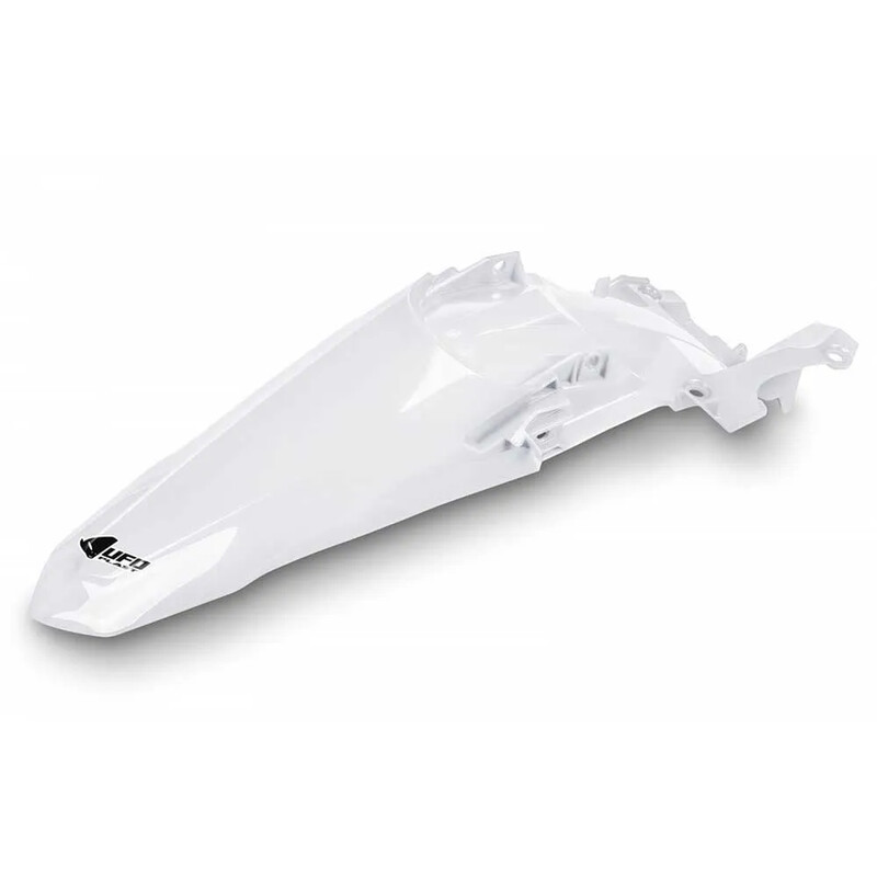 Enduro Rear Fender With Light - White