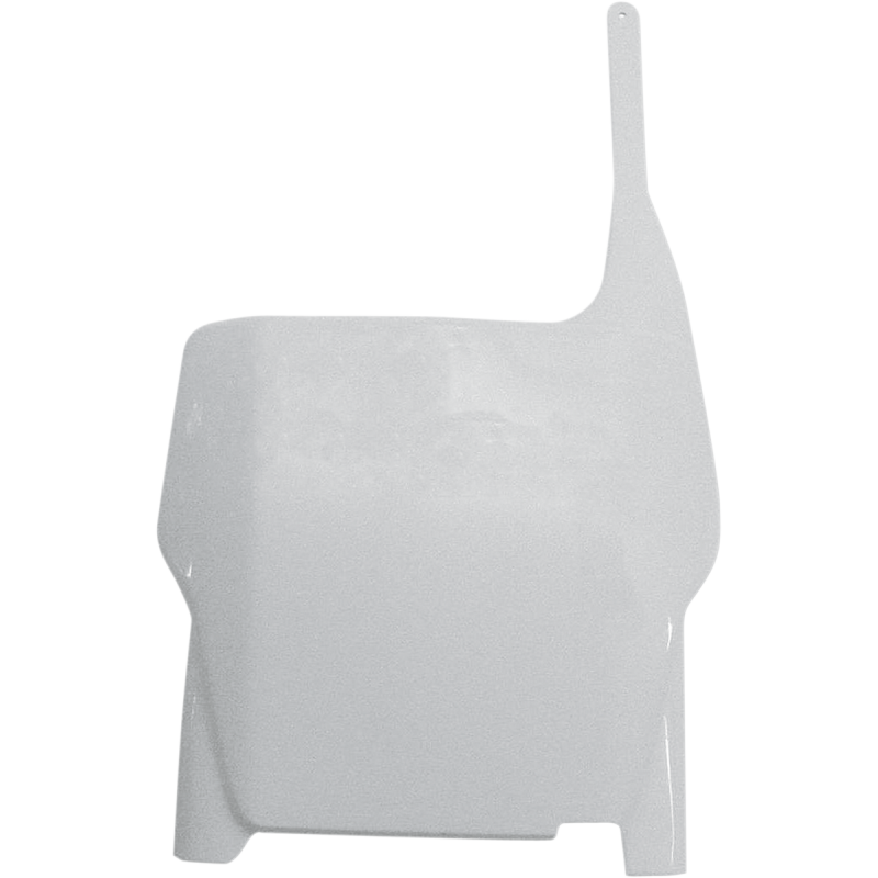 UFO Front Number Plate - White