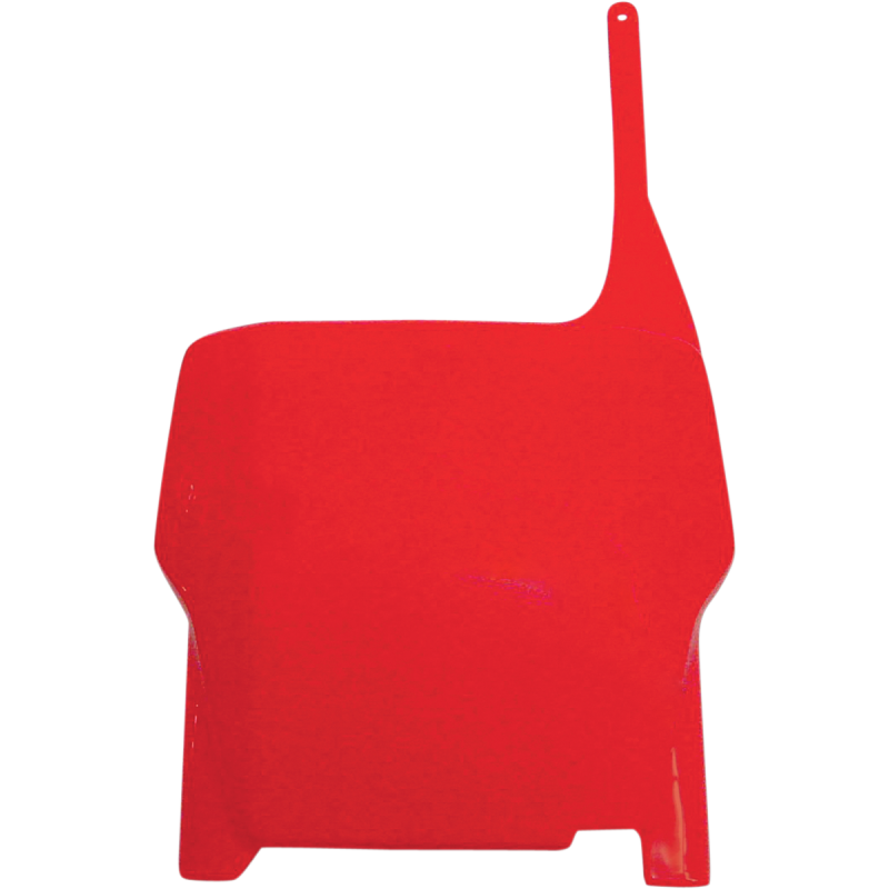 UFO Front Number Plate - 00-22 CR red