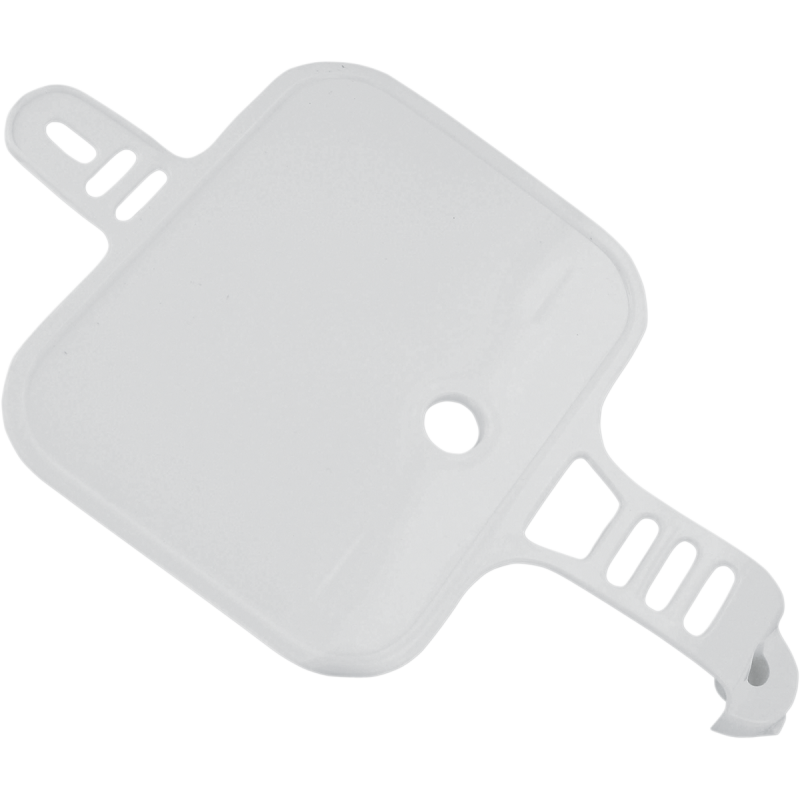 UFO Front Number Plate - White