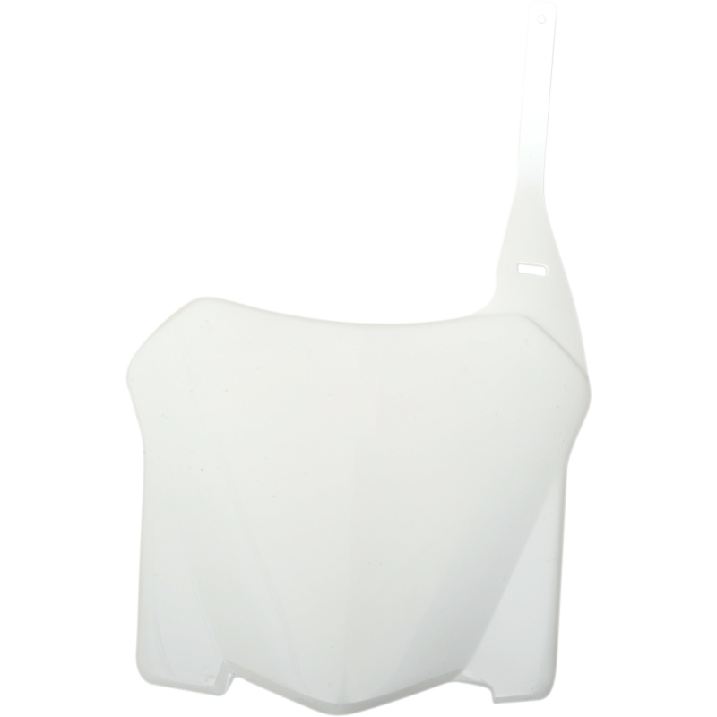 UFO Front Number Plate - White