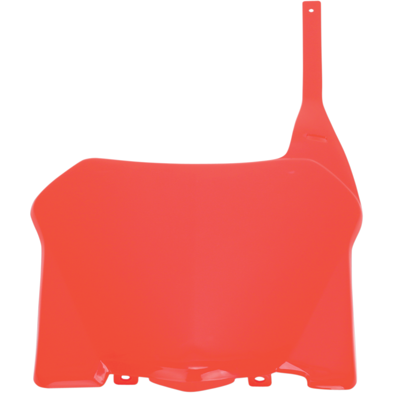 UFO Front Number Plate - 00-22 CR red