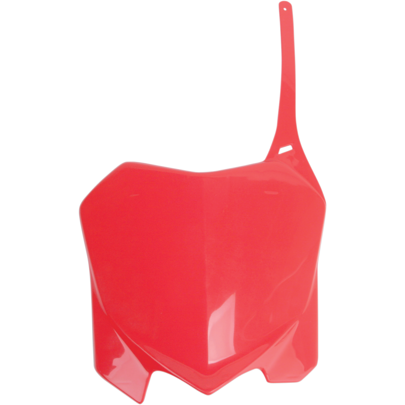 UFO Front Number Plate - 00-22 CR red