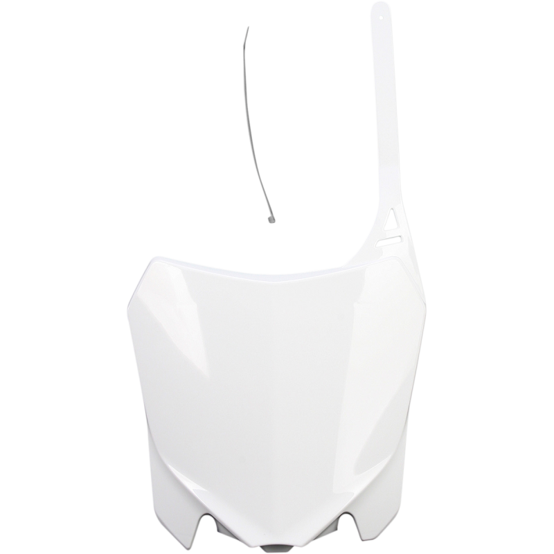 UFO Front Number Plate - White