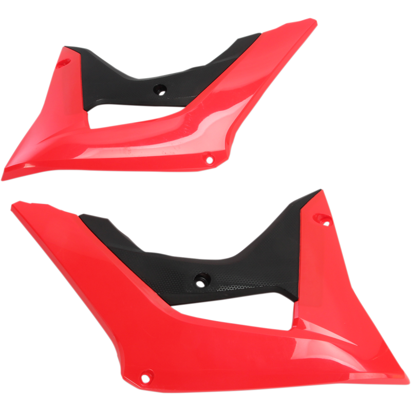 UFO Radiator Cover - OEM red/black