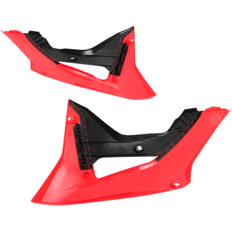 UFO Radiator Cover - OEM red/black