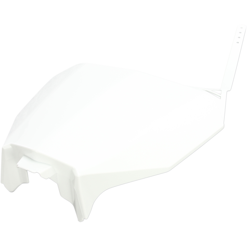 UFO Front Number Plate - White