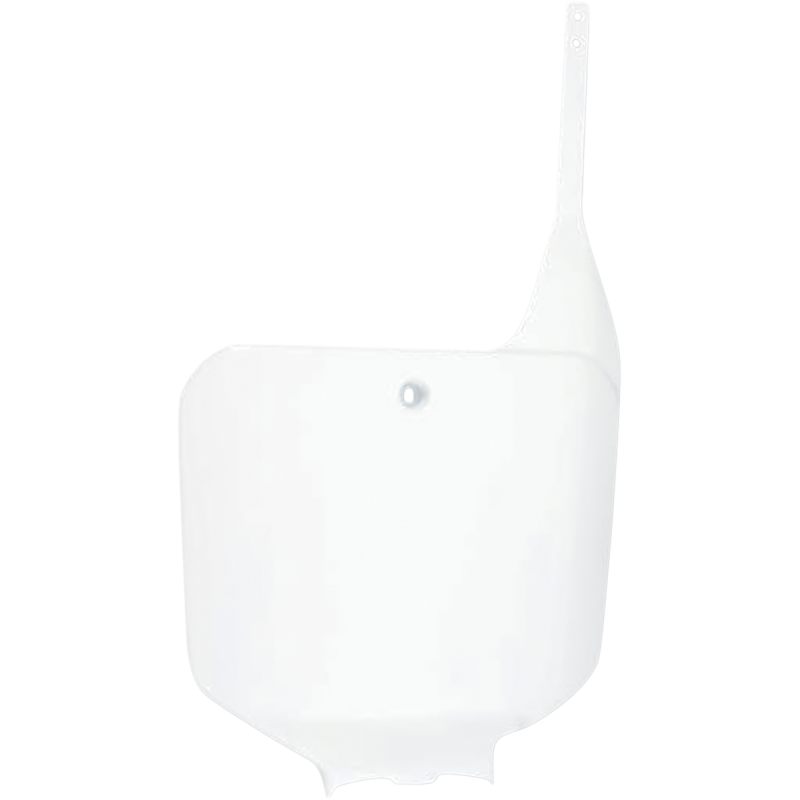 UFO Front Number Plate - White