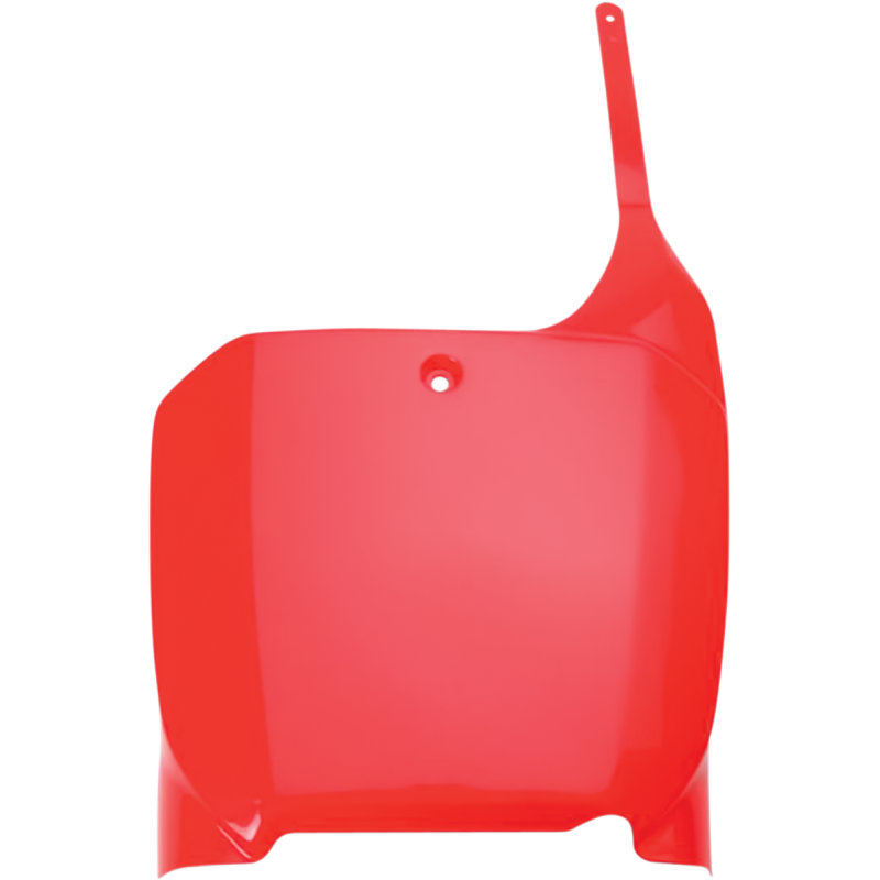 UFO Front Number Plate - 00-22 CR red