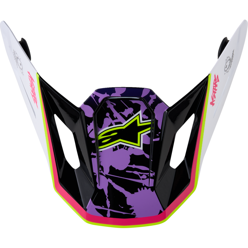 Alpinestars S-M7 Blaster Visor - Purple/Pink/White