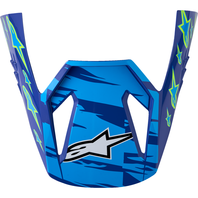 Alpinestars S-M3 Falcon Visor - Blue/Black/Pink/Fluo Yellow