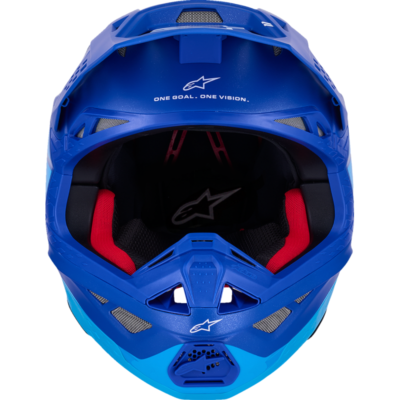 Alpinestars S-M10 Supertech Helmet - Flood, Blue/Black Carbon - Size S