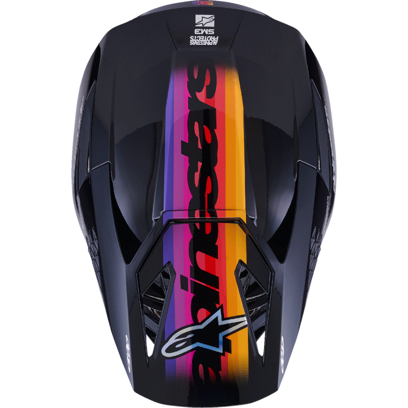 Alpinestars S-M3 Supertech Helmet - Force - Black Glossy - Size 2X