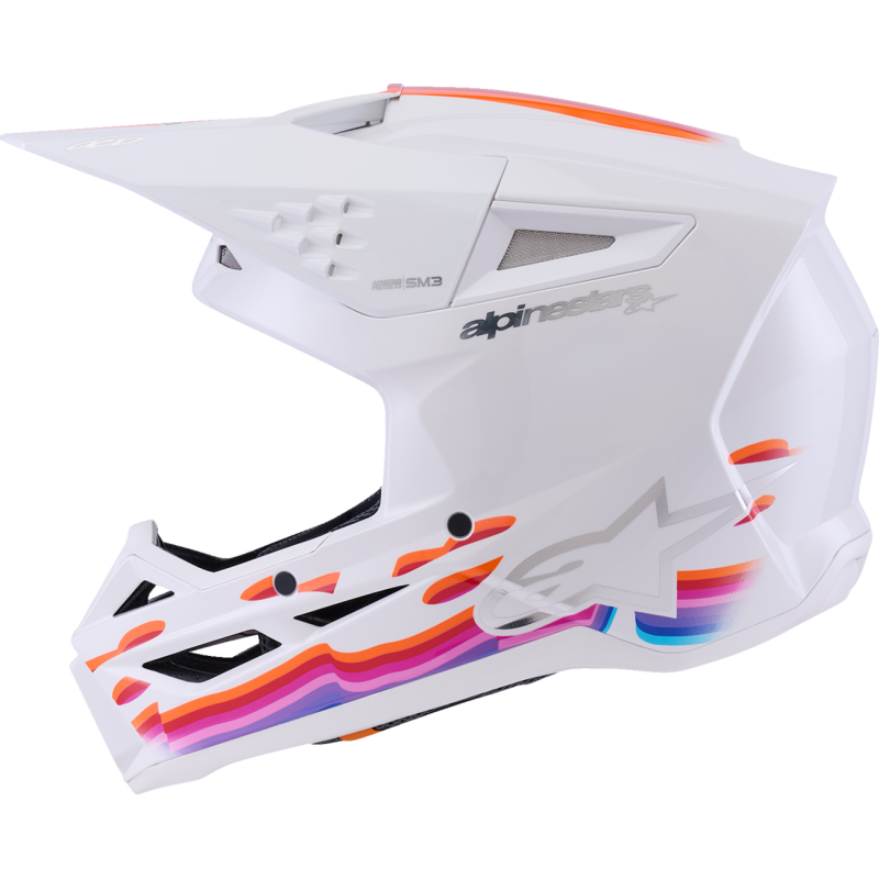 Alpinestars S-M3 Supertech Helmet - Force - White Glossy - Size L
