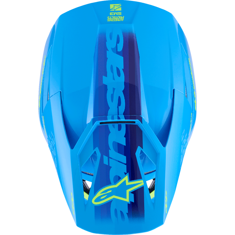 Alpinestars S-M3 Supertech Helmet - Force - Cyan - Size XL