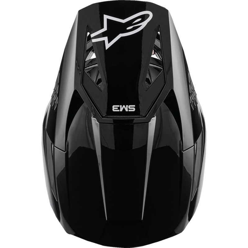 Alpinestars S-M3 Supertech Helmet - Solids - Black Glossy - Size XS