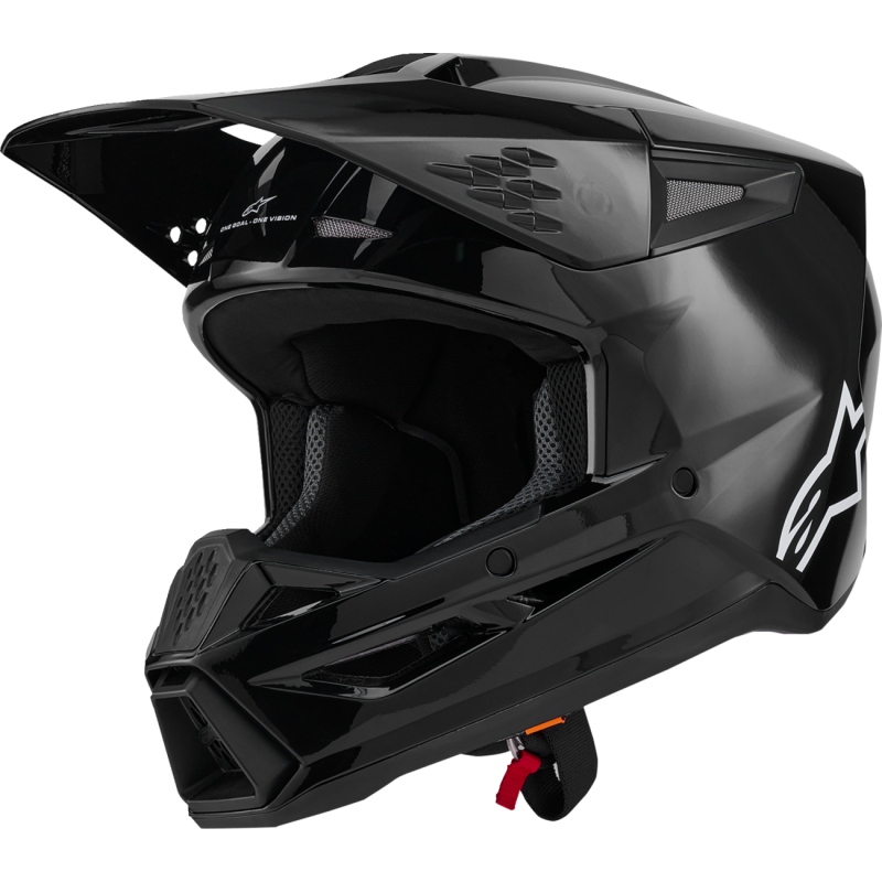 Alpinestars S-M3 Supertech Helmet - Solids - Black Glossy - Size XS