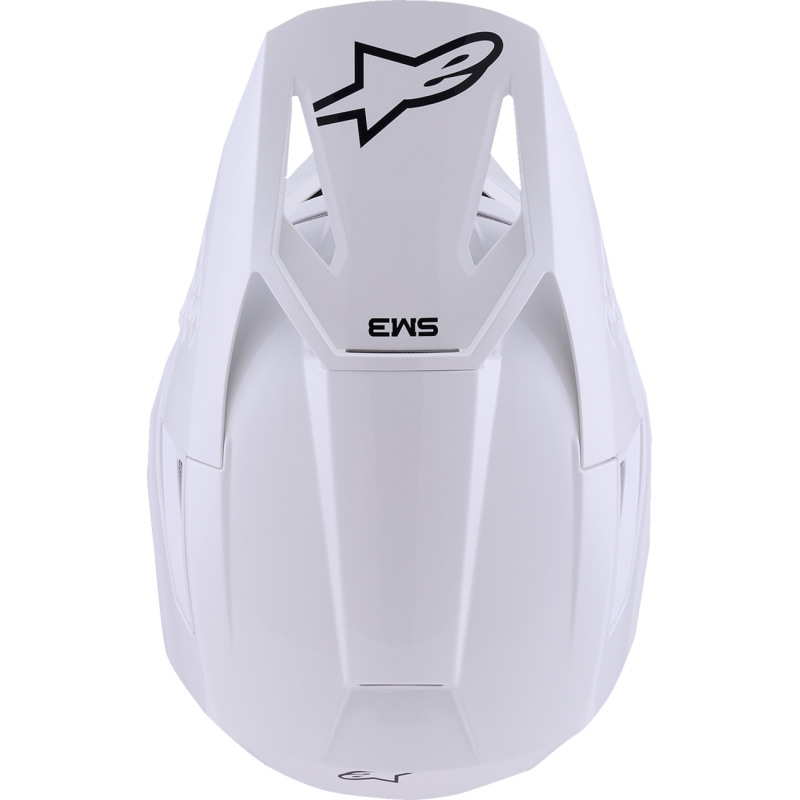 Alpinestars S-M3 Supertech Helmet - Solids - White Glossy - Size L