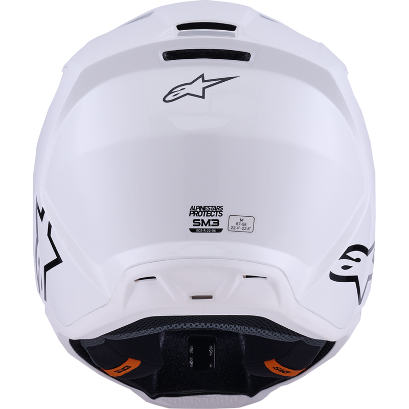 Alpinestars S-M3 Supertech Helmet - Solids - White Glossy - Size XL
