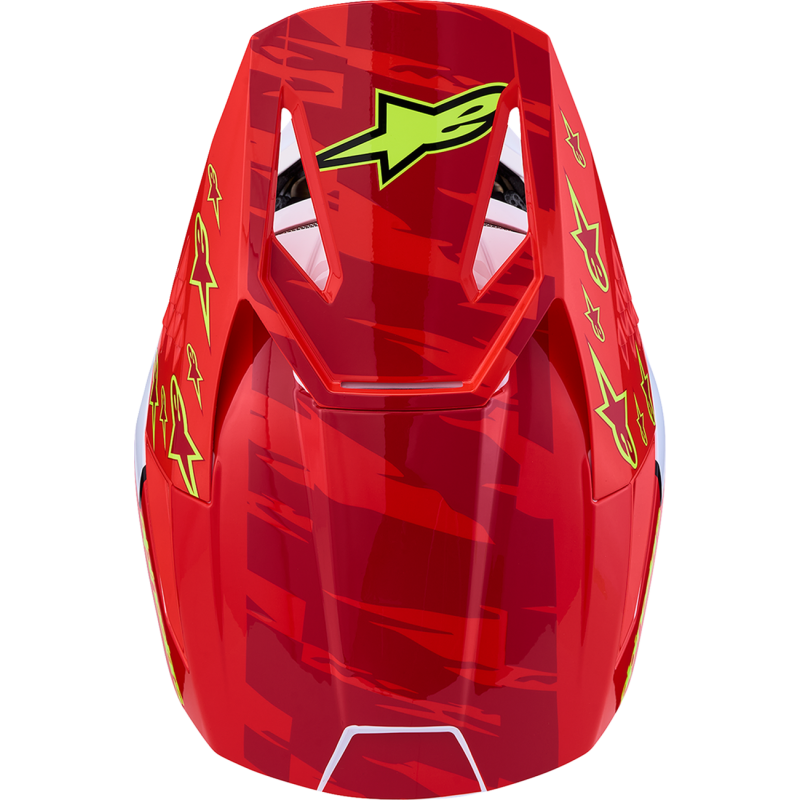 Alpinestars S-M3 Supertech Falcon Helmet - Red/White/Blue - Size M