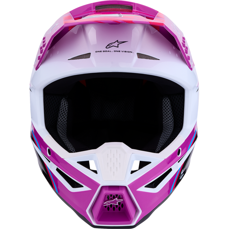 Alpinestars S-M3 Supertech Falcon Helmet - Purple/White/Pink - Size M