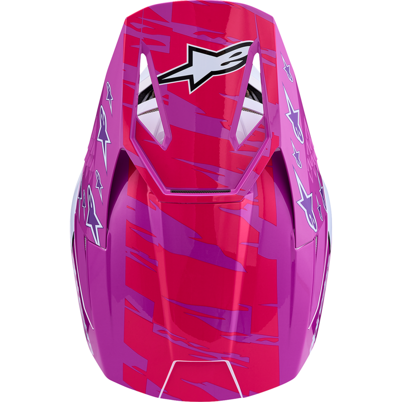 Alpinestars S-M3 Supertech Falcon Helmet - Purple/White/Pink - Size M